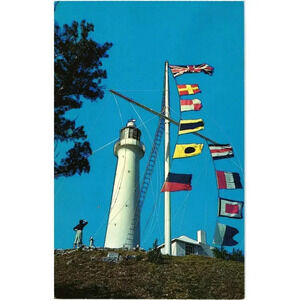 185 Steps of Gibb's Hill Lighthouse in Bermuda Postcard